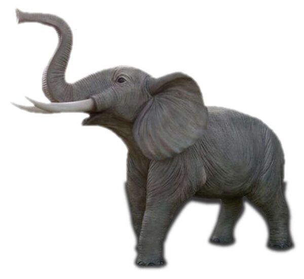 Elefant i naturlig storlek