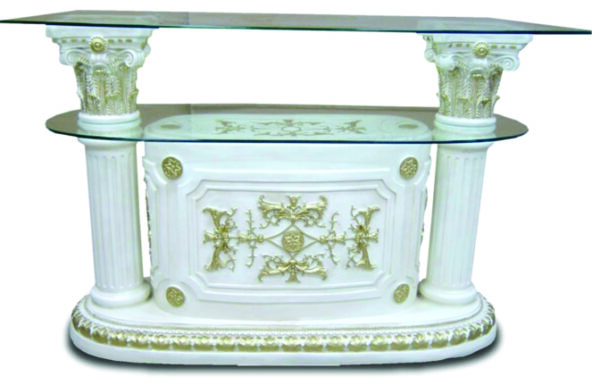 Grekisk glasbord