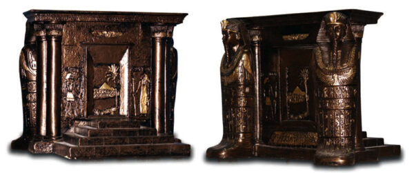 Miniatyr av egyptisk sarkofag grav
