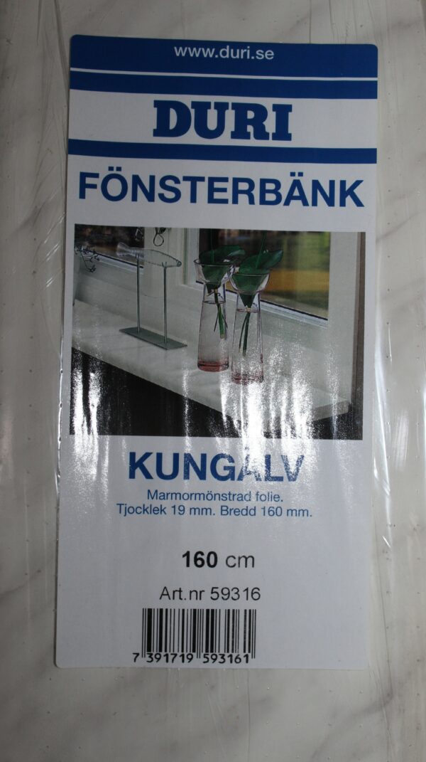 Fönsterbänk 160 cm - Marmormönstrad